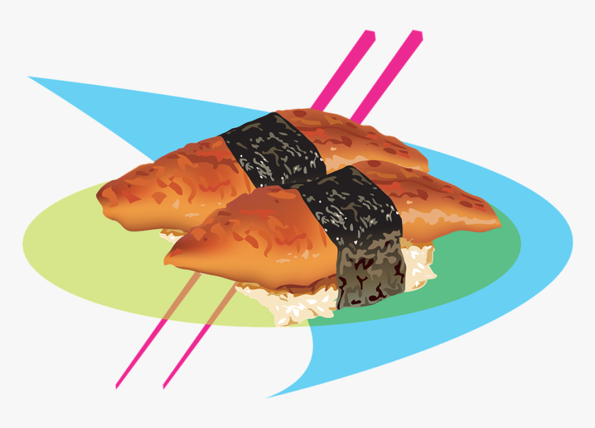 Sushi, Wok, Chinese, Food, Rice, Asian, Cuisine - Dish, HD Png Download