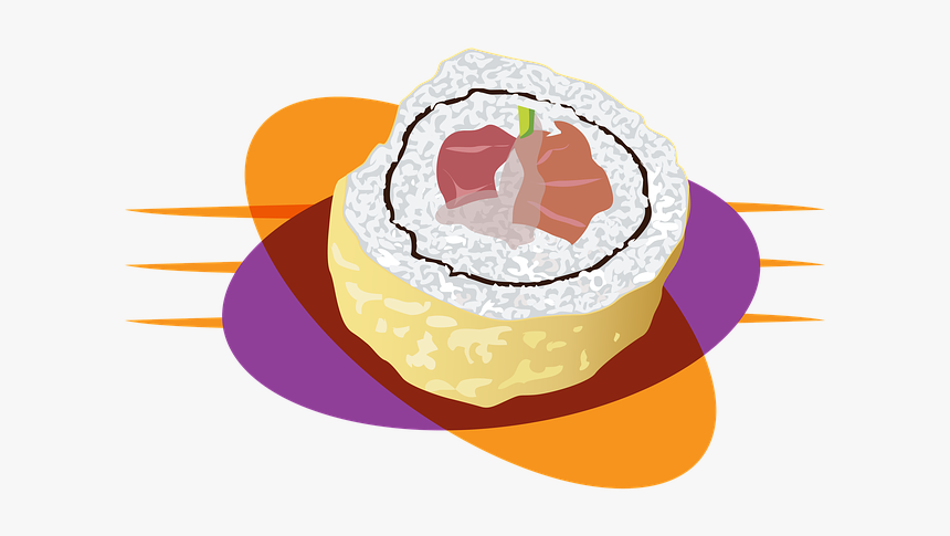 Sushi, Wok, Chinese, Food, Rice, Asian, Cuisine - South Asian Sweets, HD Png Download