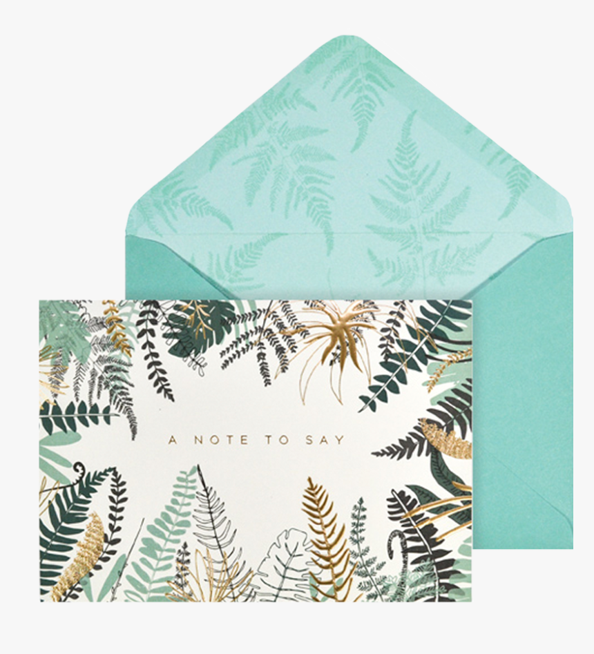 Ferns Note Cards, HD Png Download