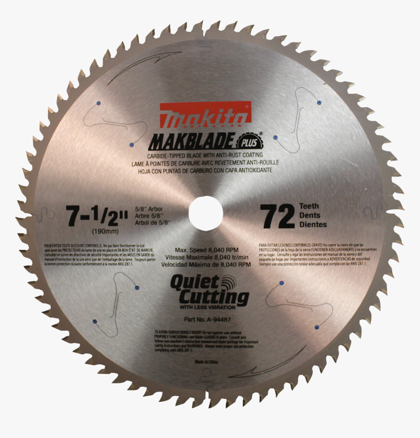 Transparent Saw Blade Png - 12 Inch Saw Blade, Png Download