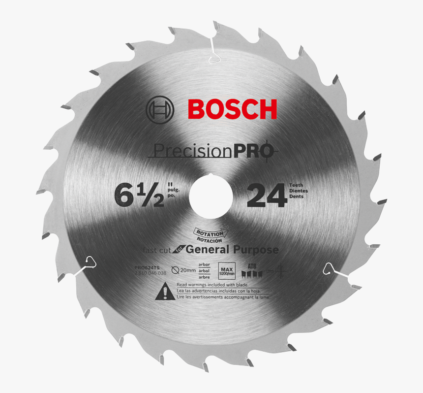 Pro624ts 6 1/2 In - Bosch, HD Png Download