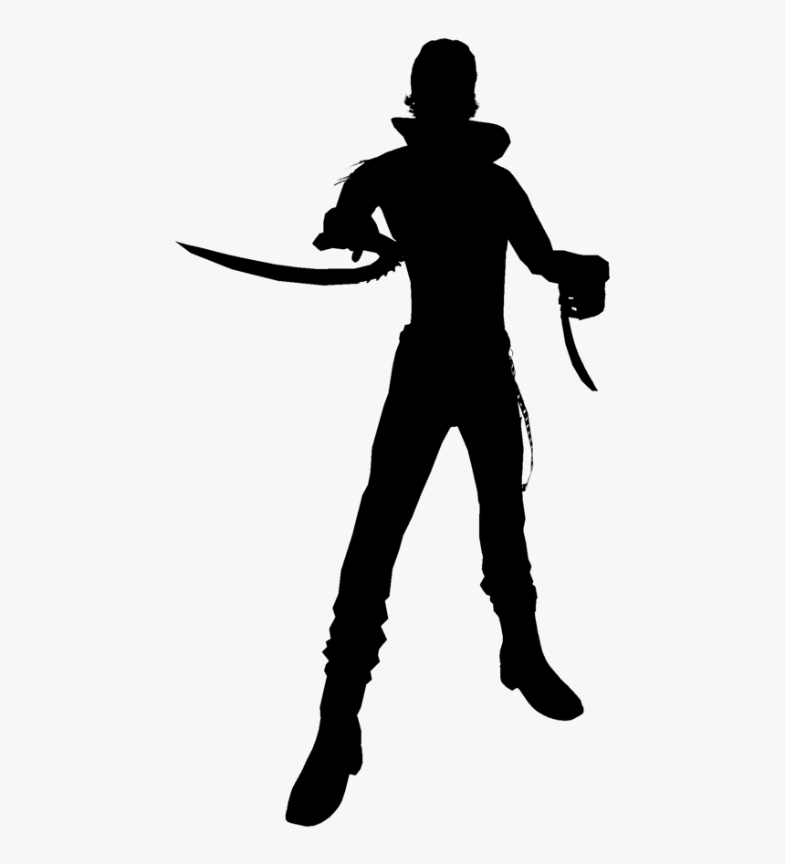 Silhouette Clipart Silhouette Royalty-free Clip Art - Roller Skiing Clipart, HD Png Download