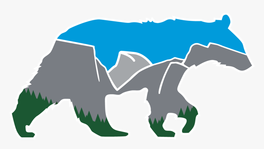 Yosemite Tunnel View Bear - Yosemite Bear Logo, HD Png Download