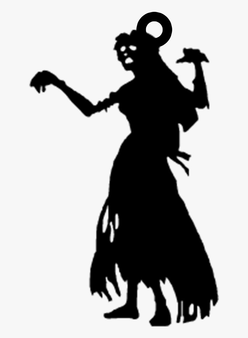 Zombie Girl Pendant - Female Zombie Clipart, HD Png Download