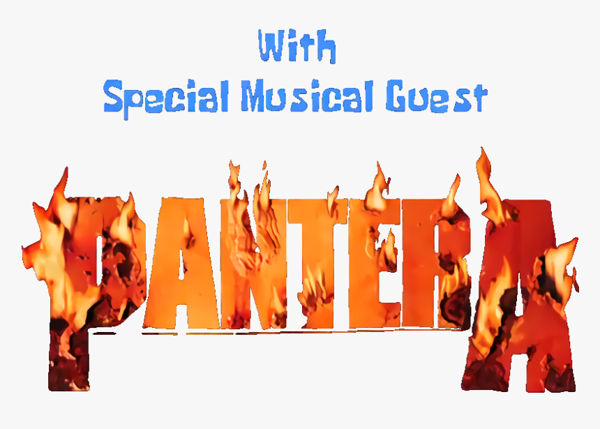 With Special Musical Guest Text Product - Pantera Reinventing The Steel Logo, HD Png Download