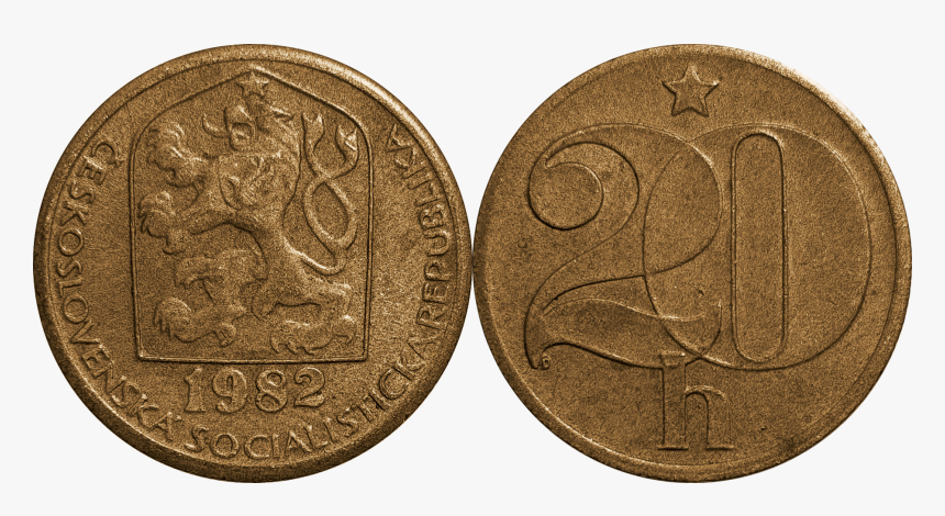 20 Haleru Csk - Half Cent Coin Canada, HD Png Download