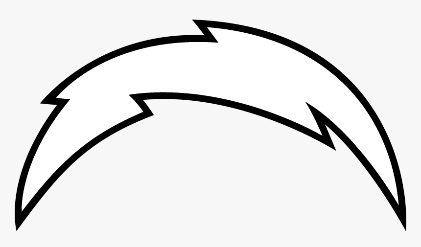 Chargers Logo Black And White, HD Png Download