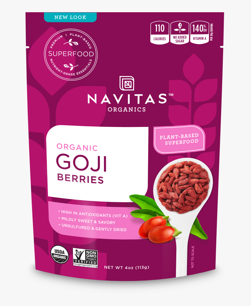Navitas Organics Goji Berries, HD Png Download