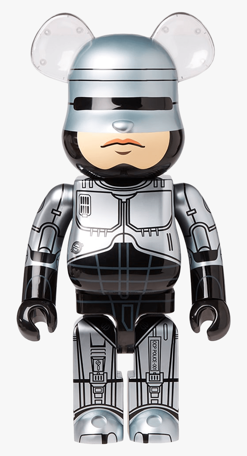 Be@rbrick 1000% Robocop - Bearbrick, HD Png Download