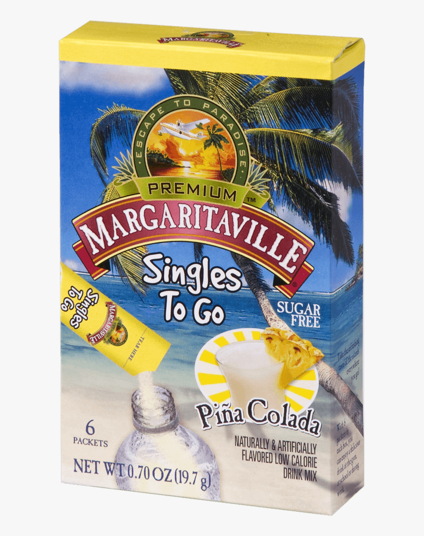 Margaritaville Piña Colada Singles To Go - Margaritaville Singles To Go, HD Png Download