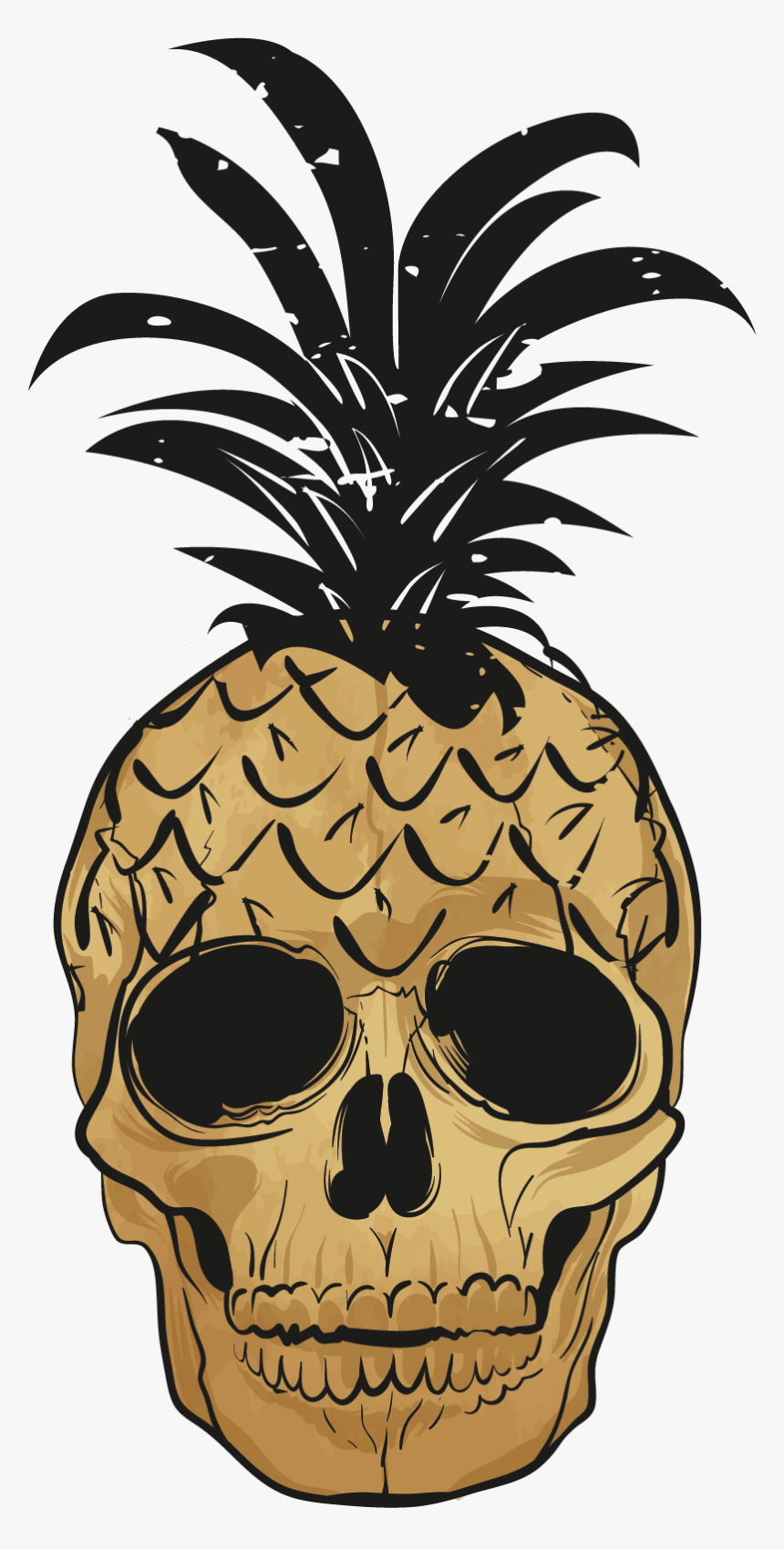 Transparent Piña Png - Skull Png Clipart, Png Download