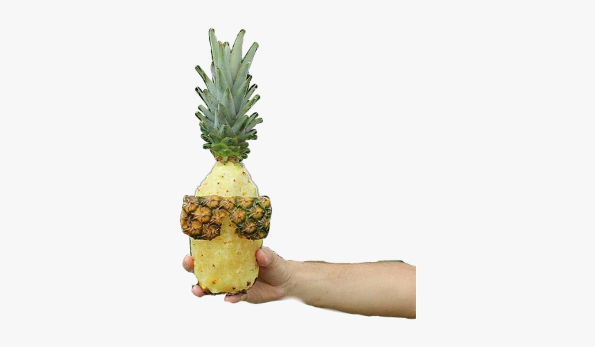 #piña #cara #mano #caradepiña - Pineapple, HD Png Download