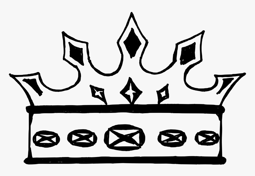 Drawn Crown File, HD Png Download