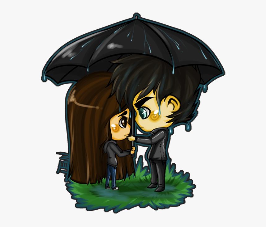 Elena And Damon Draw, HD Png Download
