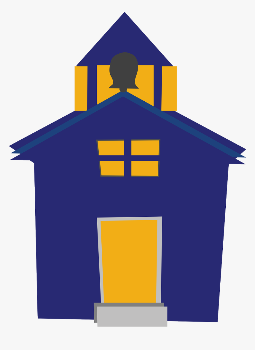 Office Building Clipart - Blue School Clip Art, HD Png Download