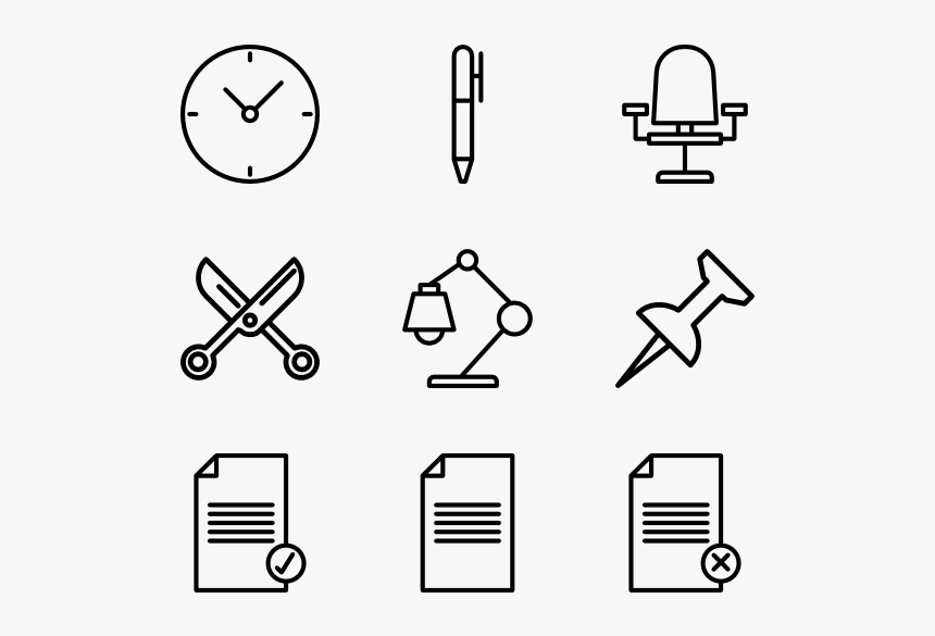 Stationery And Office - Phone Email Icon Png, Transparent Png