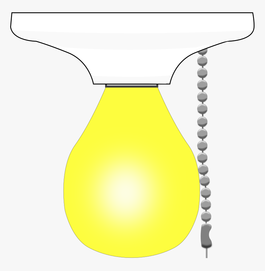 Lightbulb Light Bulb Clip Art At Vector 2 Image - Chain Light Switch Clipart, HD Png Download