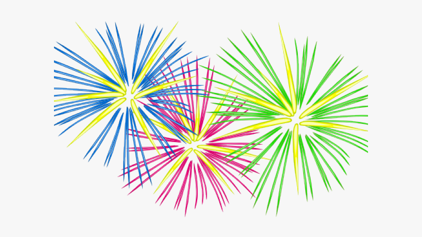 Firework Clipart Celebration - Picsart Happy New Year Png, Transparent