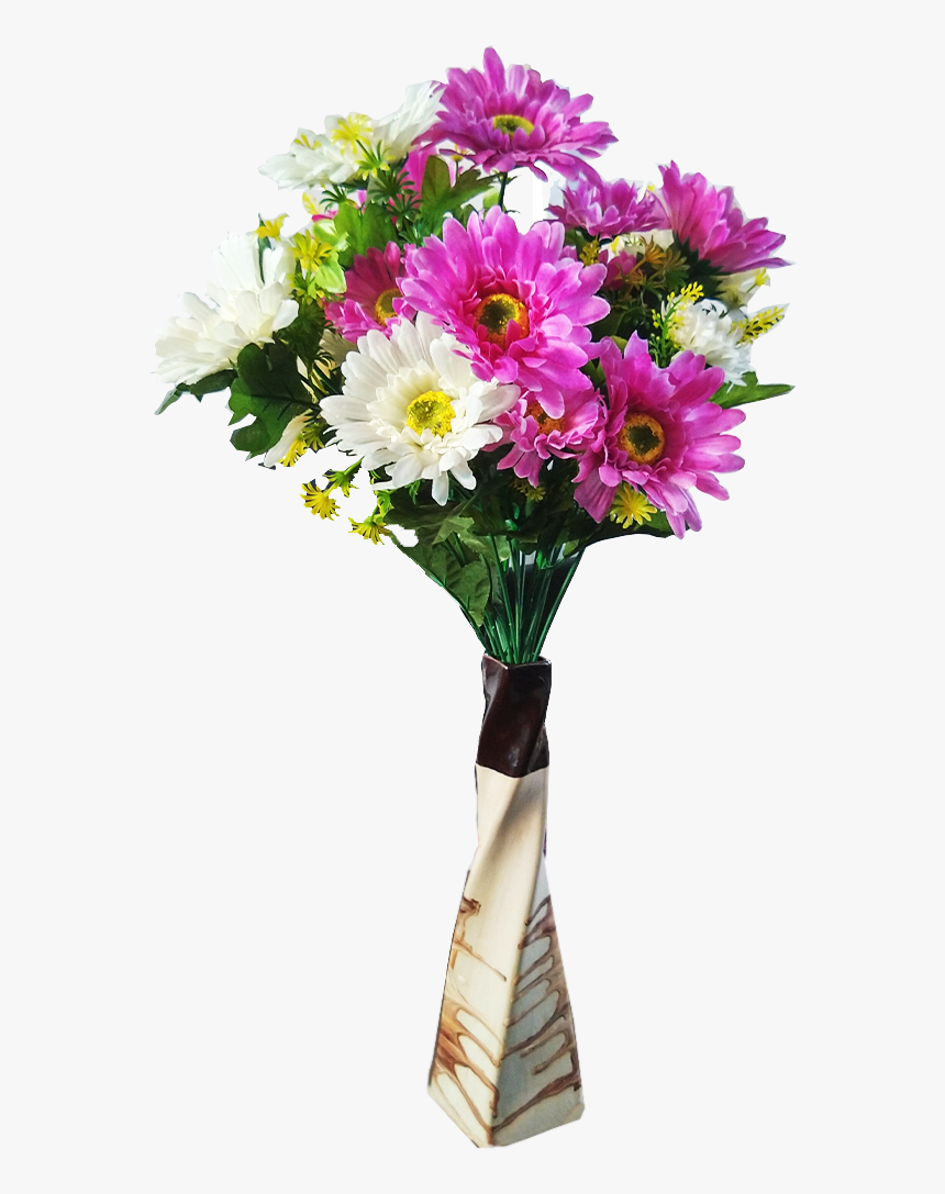 Tovick Twisted Ceramic Flower Vase With Two Bunches - Bouquet, HD Png Download