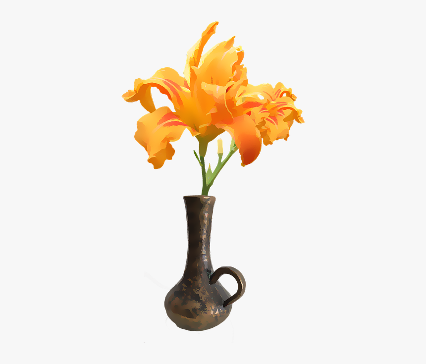 Flower, Orange, Pretty, Nature, Spring, Blossom, Bloom - Flower, HD Png Download