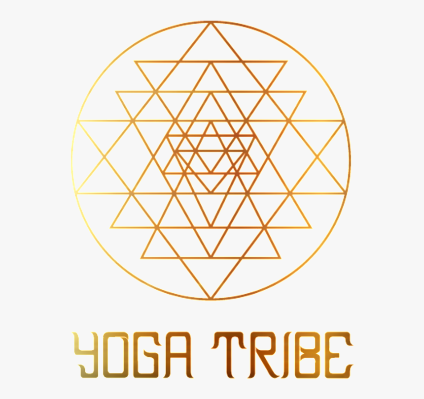 Yoga Tribe Gold - Sri Yantra Sacred Geometry Triangle, HD Png Download
