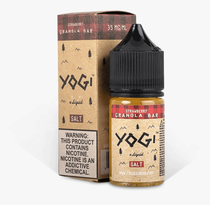 Yogi Strawberry Granola Bar Salts 30ml - Yogi Peanut Butter Banana, HD Png Download