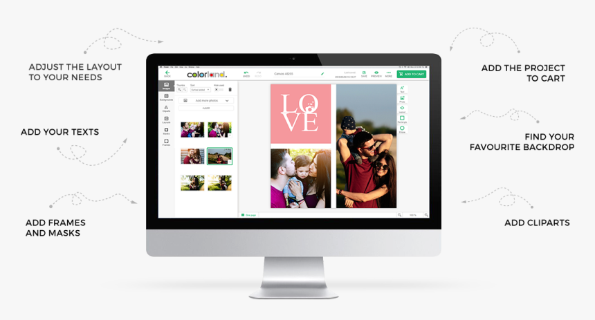 Photo Canvas Editor - Microsite Design, HD Png Download