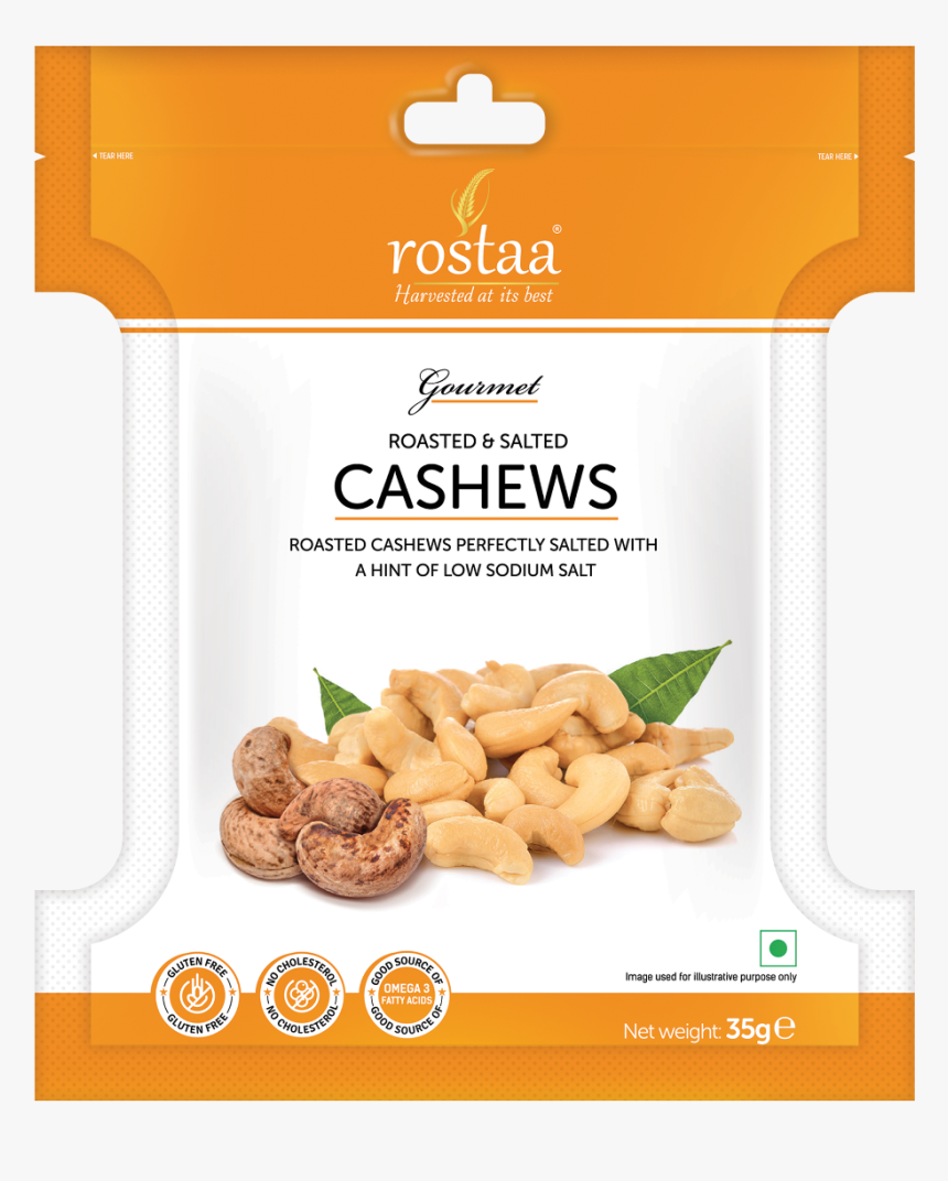 Transparent Cashews Png - Salted Cashew Nuts Packet, Png Download