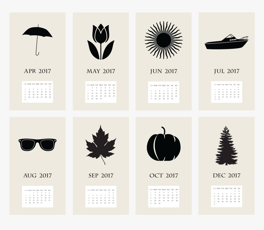 Business Card Size Interactive Calendar Design - Camp Winnipesaukee, HD Png Download