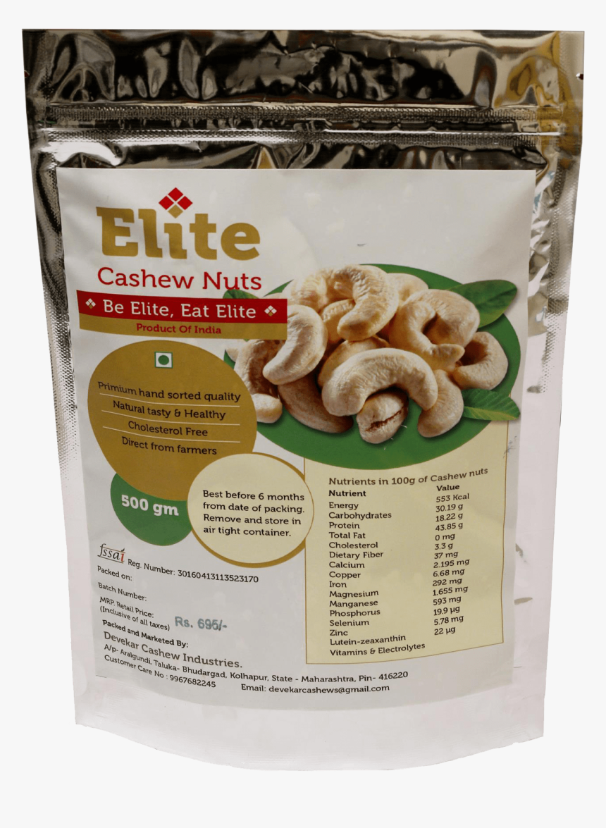Be Elite Eat Elite - Cashew, HD Png Download