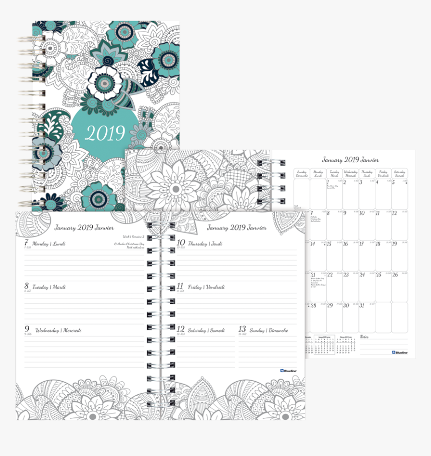 Product Image 61024 
							title Blueline® Doodleplan™ - Sestriere, HD Png Download