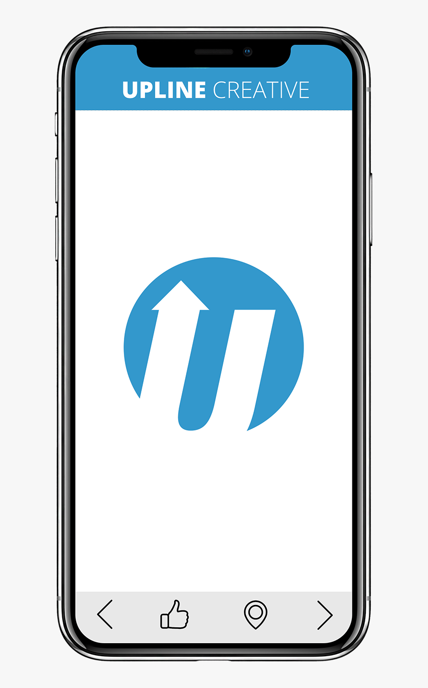 Apple Iphone Ui Mockup - Iphone 10 Png Template, Transparent Png