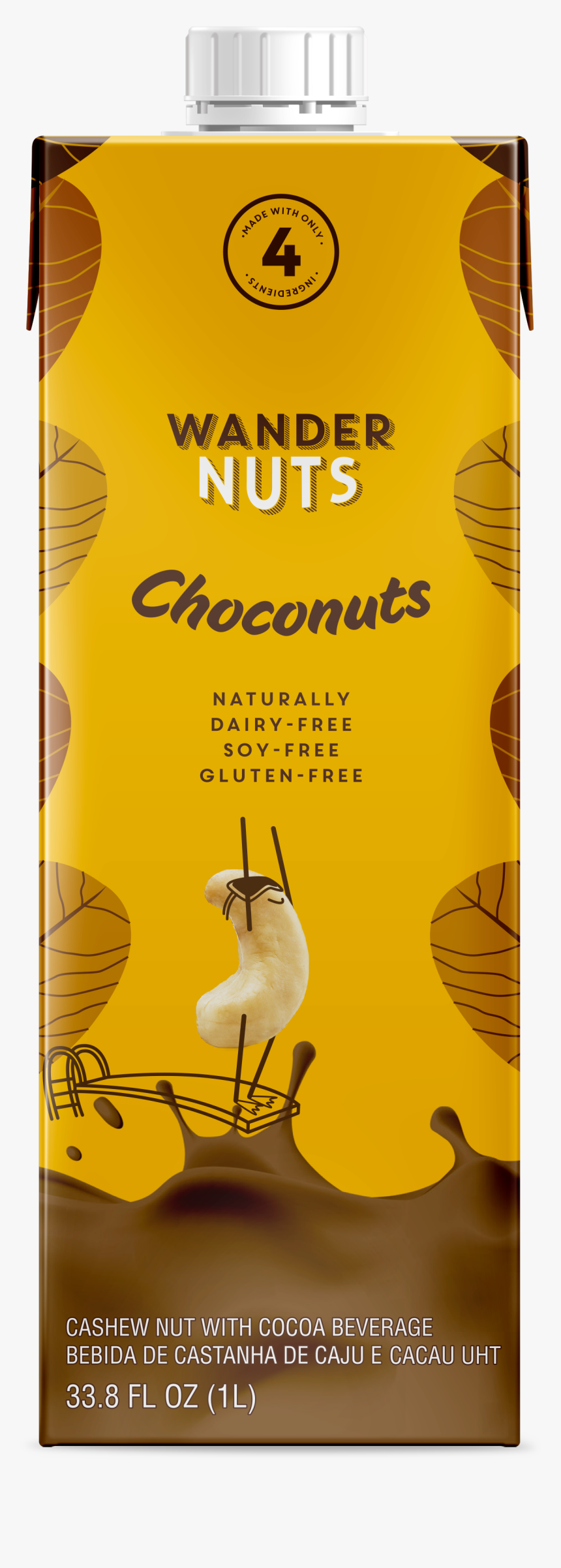 Cashew Nut With Cocoa Beverage - Poster, HD Png Download