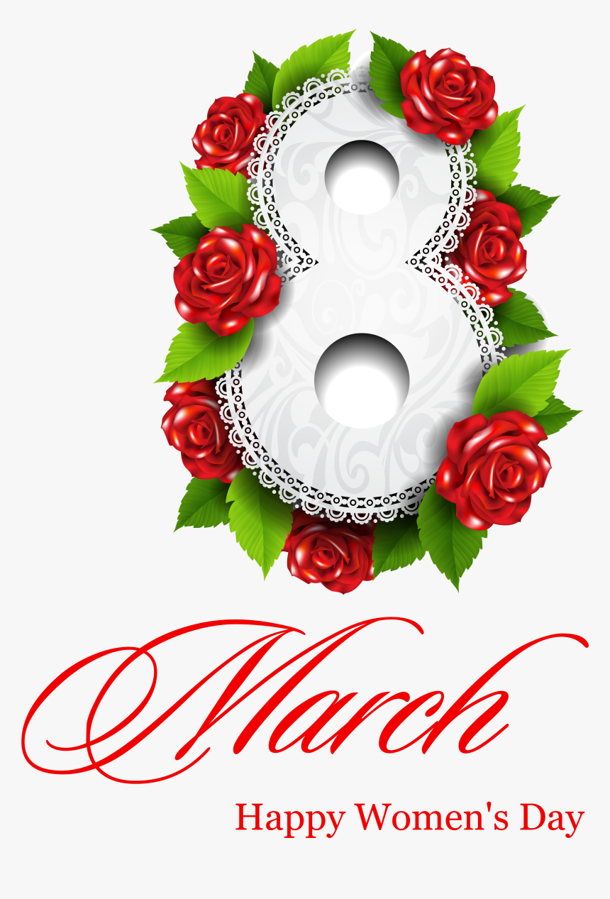 8 March Png - Happy Women's Day Png, Transparent Png