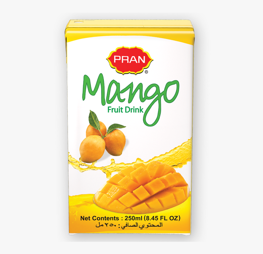 Pran Mango Fruit Drink 250ml , Png Download - Pran Mango, Transparent Png