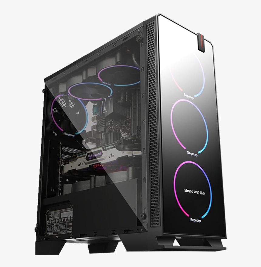 Amd Ruilong Ryzen 7 2700x/r7 3700x Host Asus Rtx2060 - Segotep Halo 7 Plus, HD Png Download