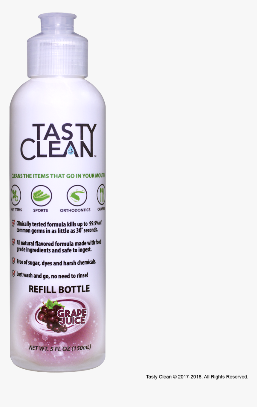The Refill Bottle Grape Juice - Plastic Bottle, HD Png Download