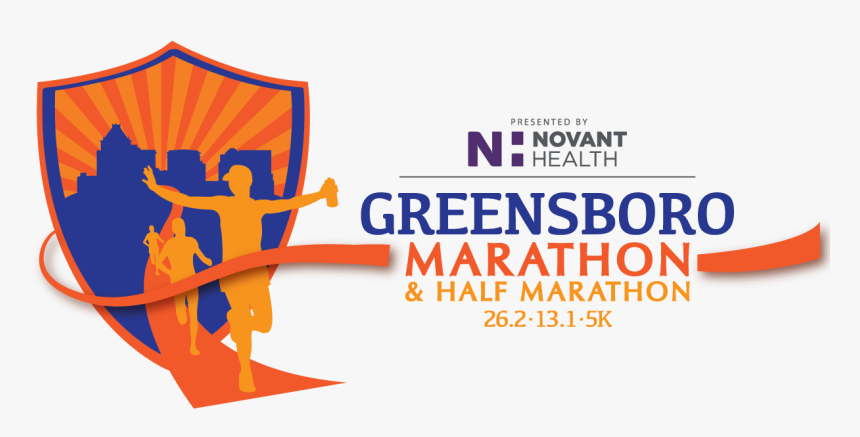Greensboro Marathon Logo 2015 
 Class Img Responsive - Graphic Design, HD Png Download