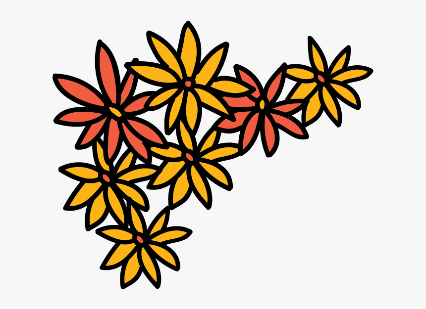 28 Collection Of Day Of The Dead Flowers Clipart - Flower Day Of The Dead Designs, HD Png Download