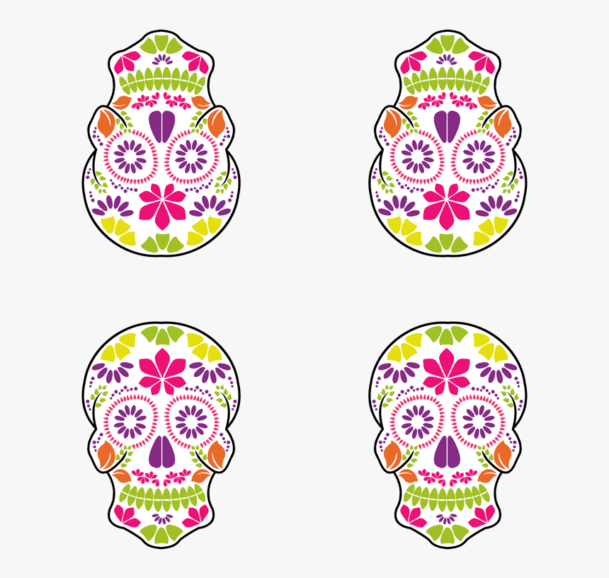 Sugar Skull Mexican Calavera, HD Png Download