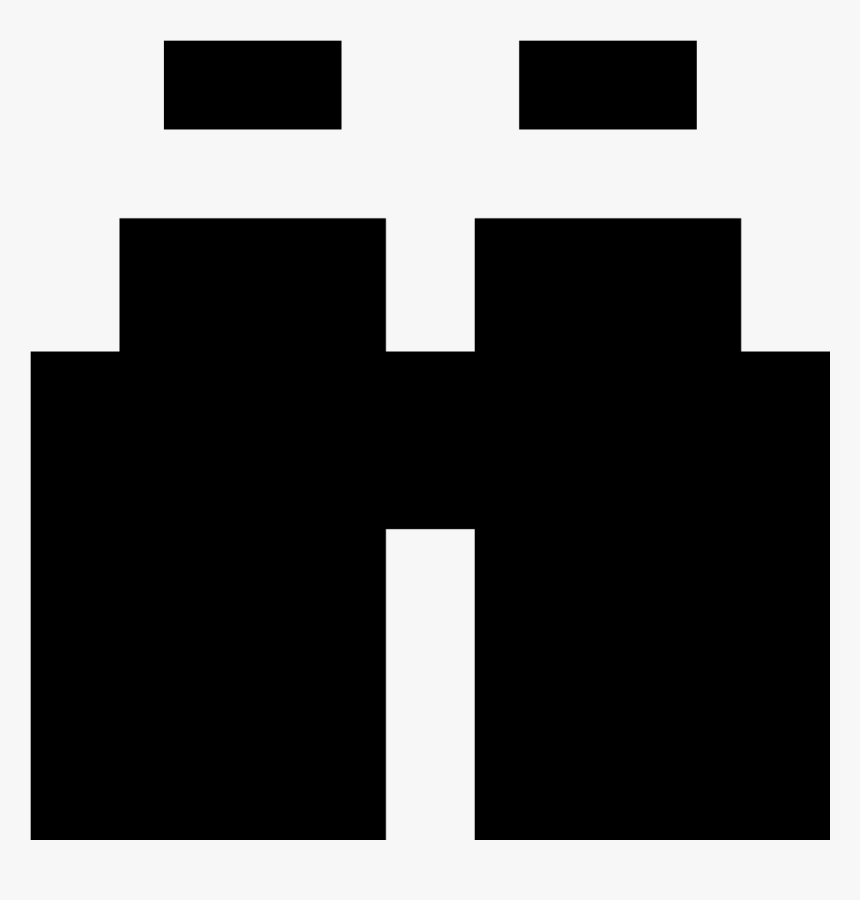 Vector Binoculars Black And White - Icon, HD Png Download