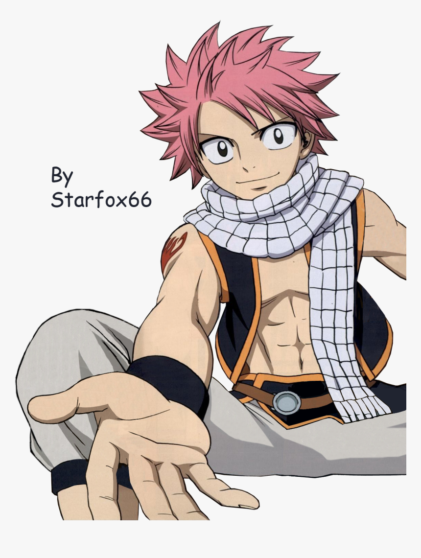 •´ ♥ º ☆ - Fairy Tail Natsu Drawing, HD Png Download
