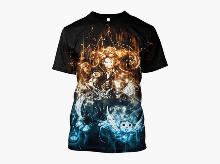 3d Natsu Dragneel Fairy Tail Tshirt - Displate Fairy Tail, HD Png Download