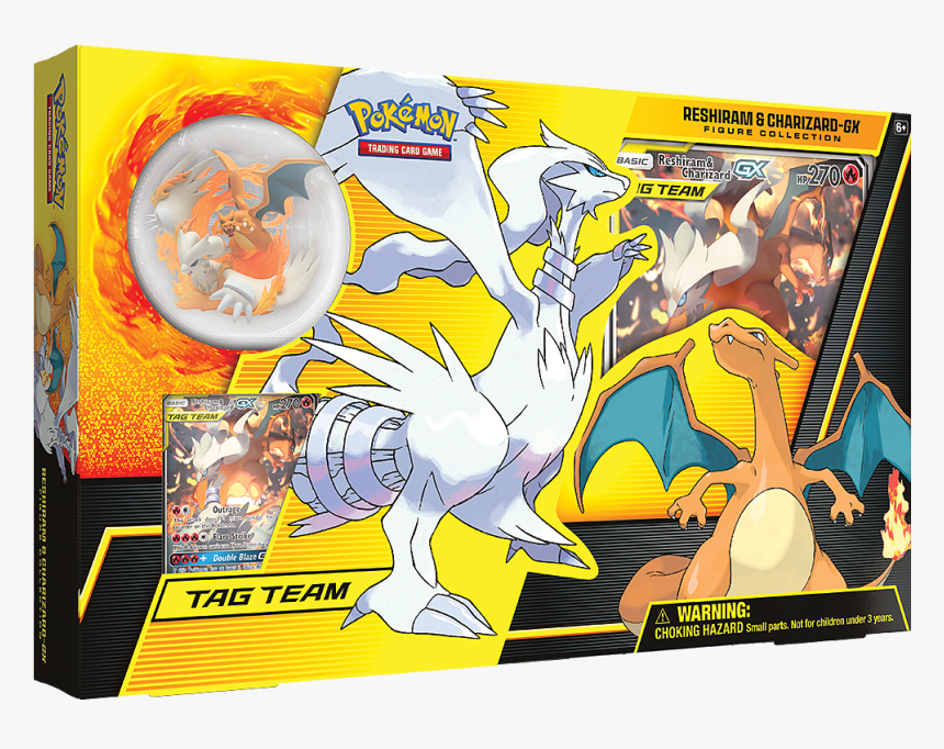 Reshiram And Charizard Gx Box, HD Png Download