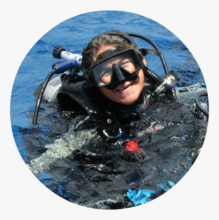 Cristina Roman Cozumel Dive Instructor - Diving Mask, HD Png Download