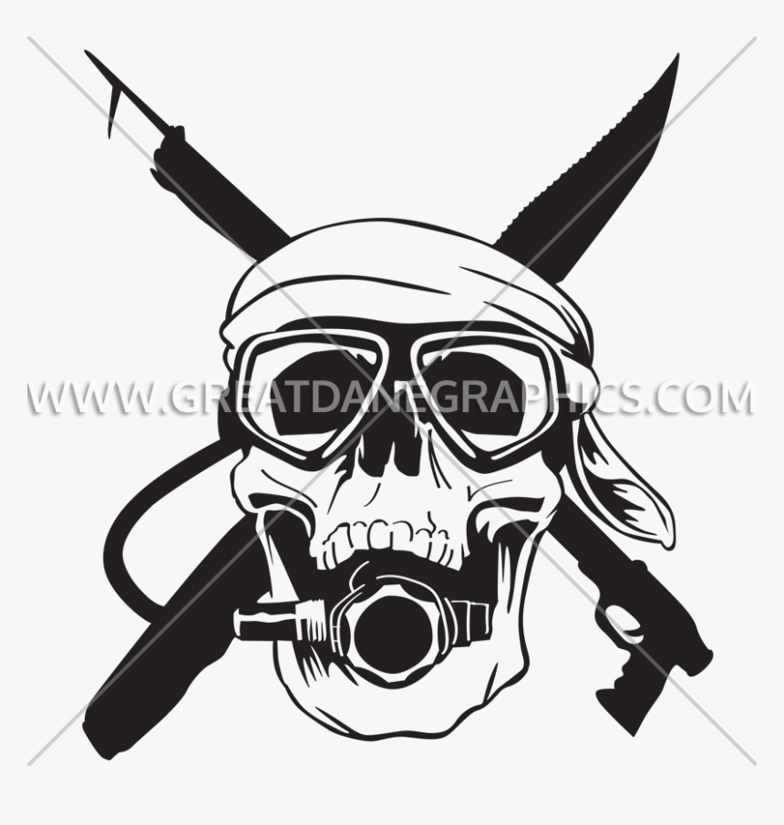Transparent Scuba Diver Clipart Black And White - Scuba Diving Drawings, HD Png Download