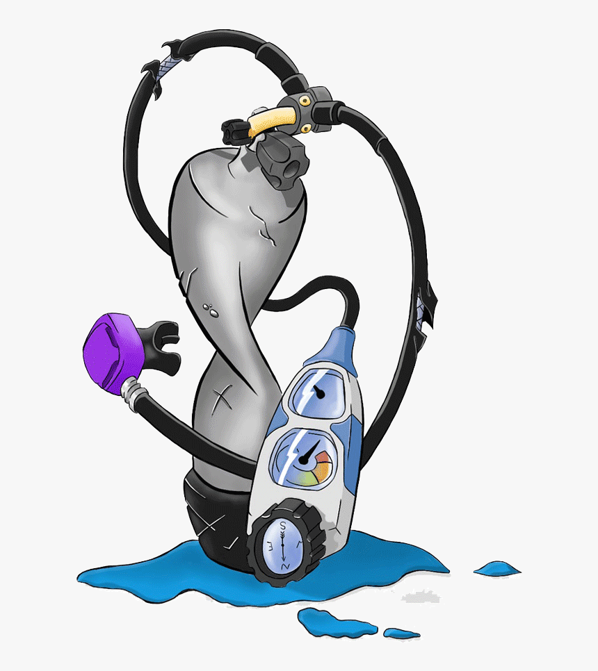 Underwater Pressure In Scuba Diving - Manquer D Air, HD Png Download