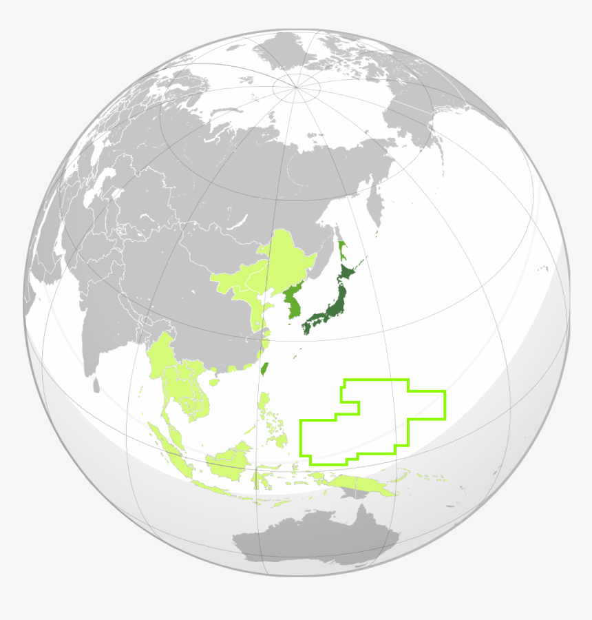 Greater Japanese Empire - East Asia Co Prosperity Sphere, HD Png Download