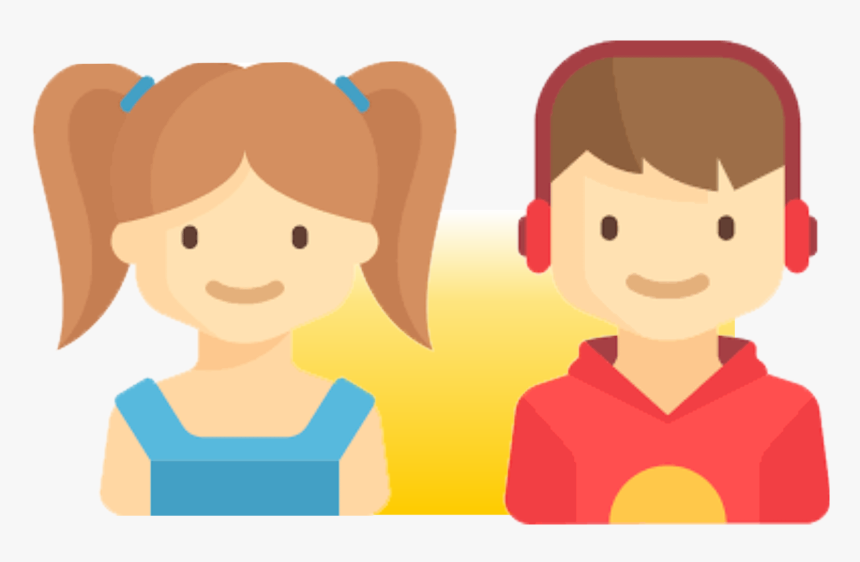 Www - Zorrogames - Com Slither - Io - Child On Headphones Cartoon, HD Png Download