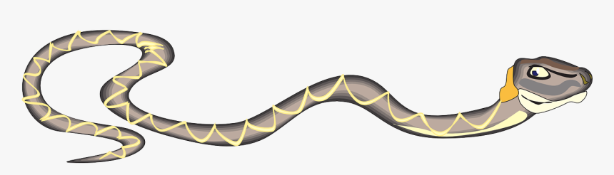 Transparent Snake Clipart - Snake Slither Clipart, HD Png Download